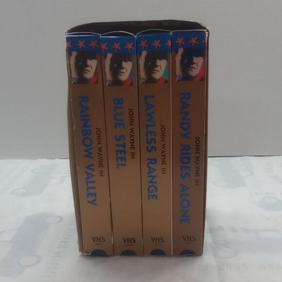 Vintage The Duke VHS Tape Set (4-Tape Collector’s Classics) | John Wayne Wester - Picture 3 of 6